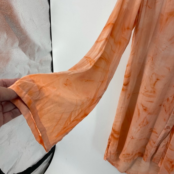 Cabo Gypsy Tie Dye Boho Shirtdress - Picture 4 of 8